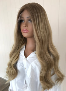 Lace front lace top wig 22" 